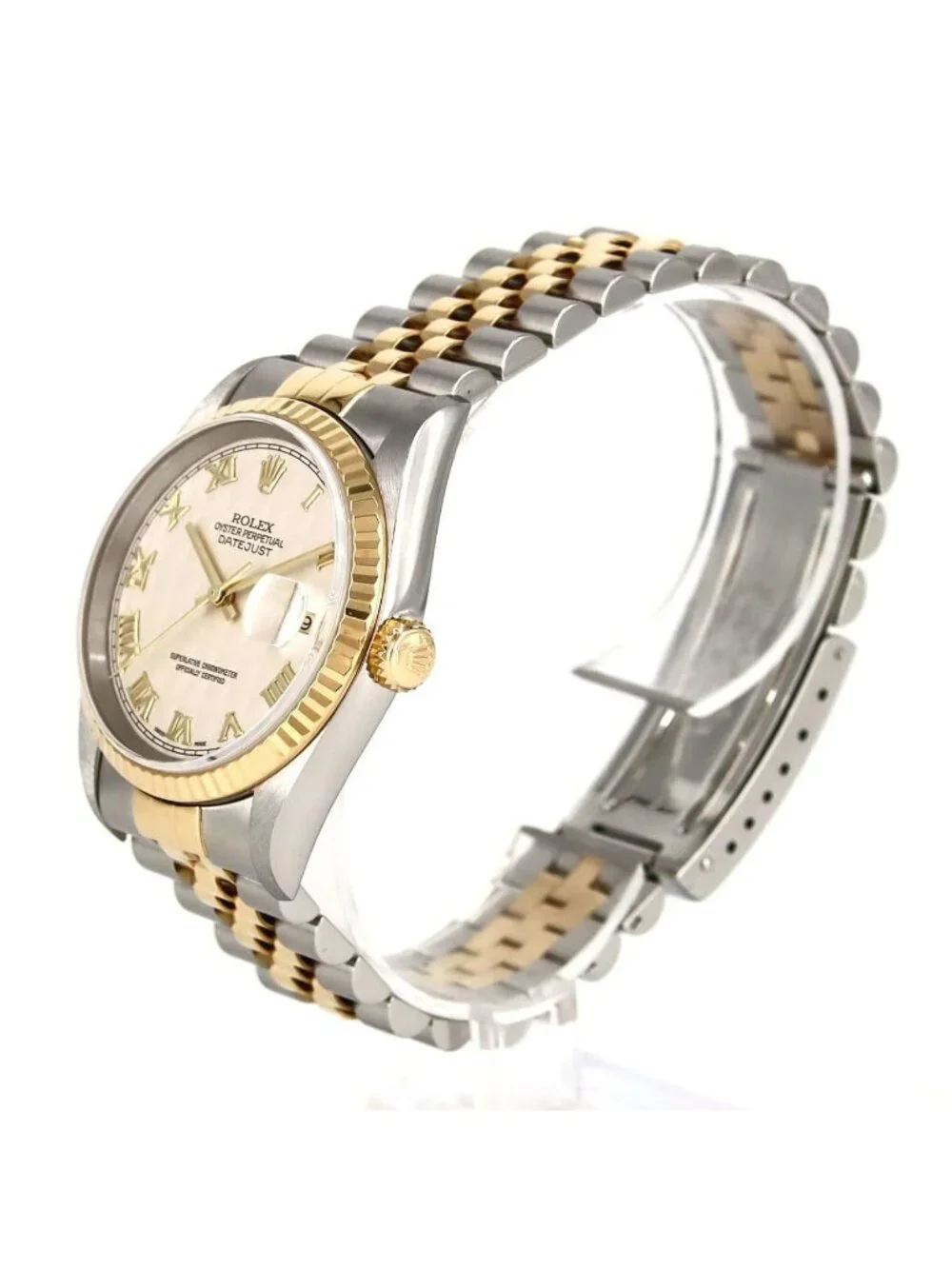 Rolex Datejust Stainless Steel Yellow Gold Automatic Watch